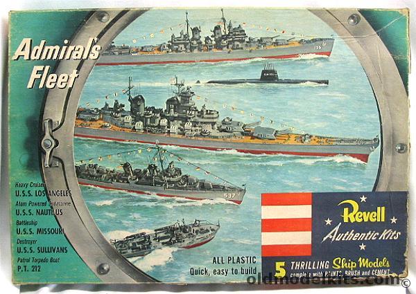 Revell Admiral's Fleet Gift Set Pre 'S' Kit, HNF 6-695  plastic model kit